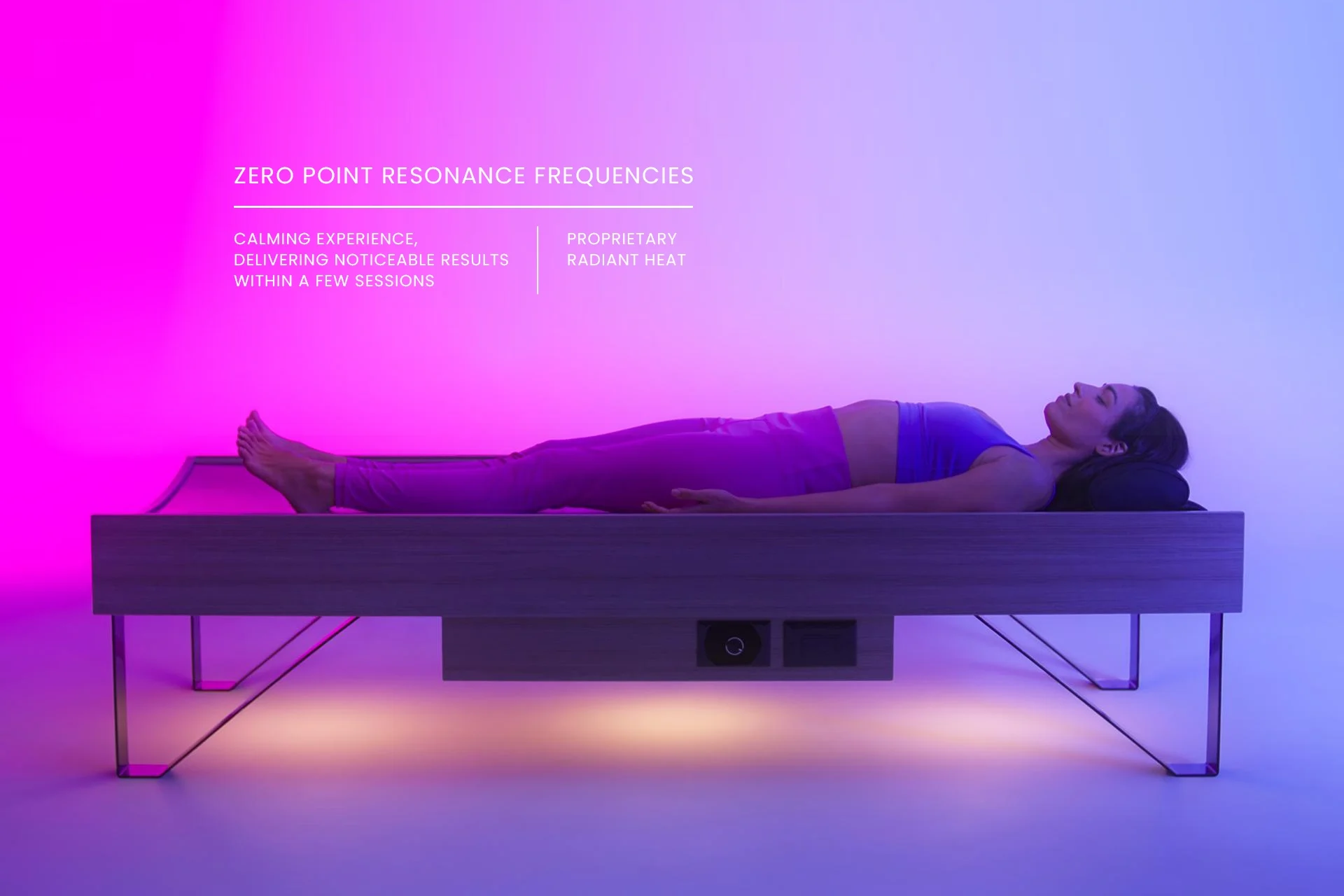 The Med Bed with a person resting on it